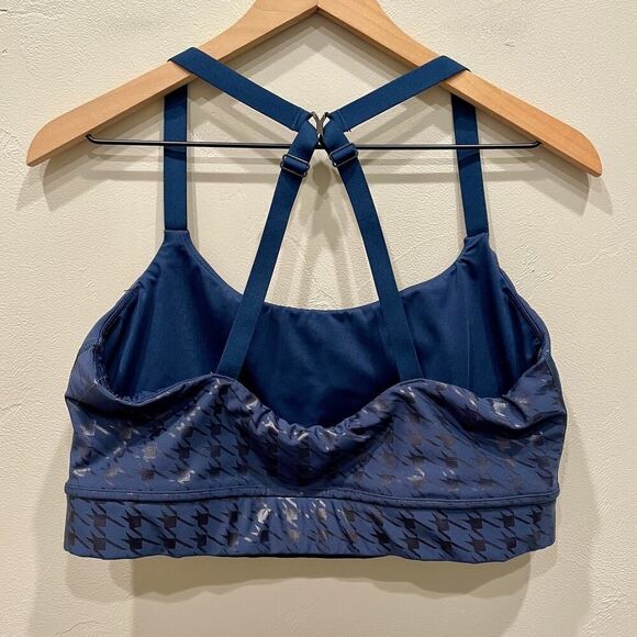 Savage x Fenty Band-It Houndstooth Low-Impact Sports Bra - Plus Size: 2X - Picture 3 of 8